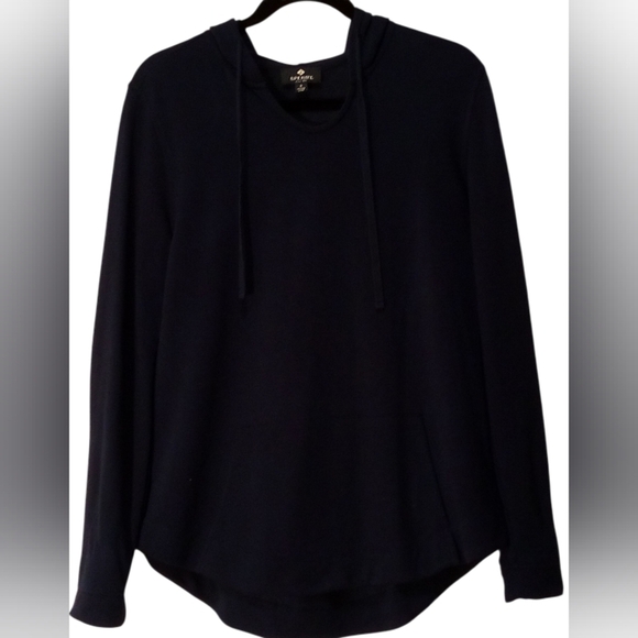 Sperry - Navy Blue Hoodie W/ Draw Strings, Long Sleeves, Tunnel Pocket, Size S - Picture 7 of 8